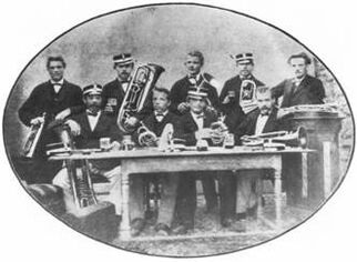 Die "Musikgesellschaft Horb" um 1860 Die "Musikgesellschaft Horb" um 1860